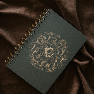 Wings Hawaii zodiac journal - charcoal