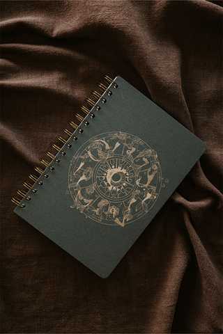 Wings Hawaii zodiac journal - charcoal