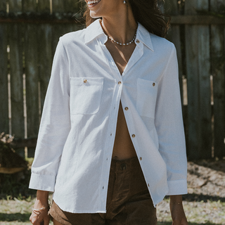 Sun + Moon Linen Blouse
