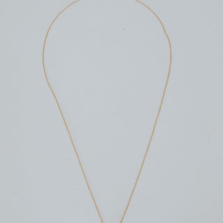 Oval Sunstone Necklace - 14k RG