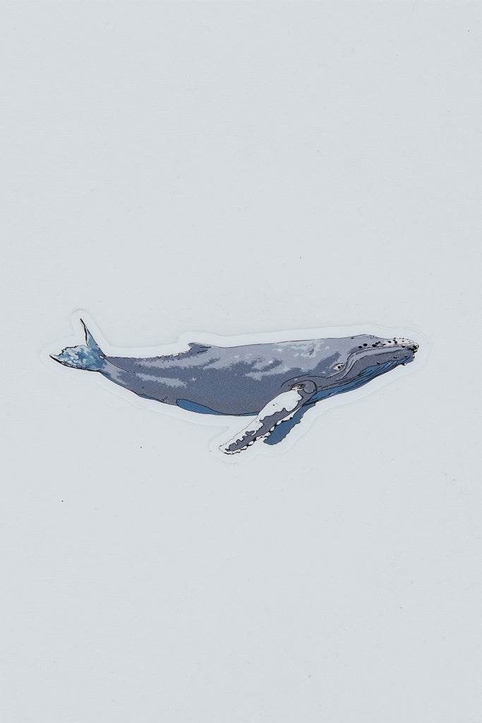 wings hawaii whale sticker