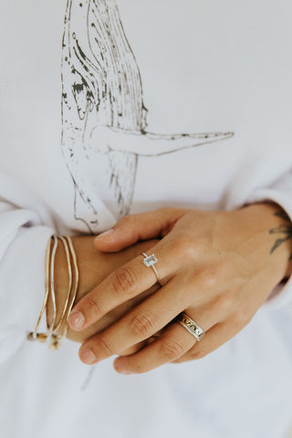 Ocean Blue Topaz Ring