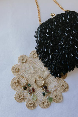 Beaded Black Betty Bag