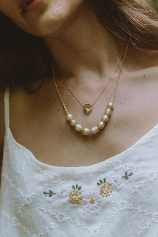 Sliding South Seas Pearl Necklace