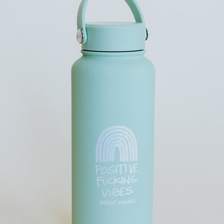 Posi Vibes Water Bottle - Mint