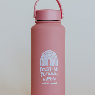 Posi Vibes Water Bottle - Cotton Candy