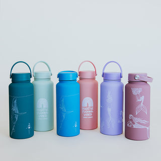 Posi Vibes Water Bottle - Mint
