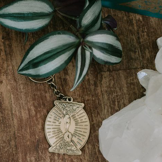 Wings Hawaii zodiac mermaid keychain - Virgo