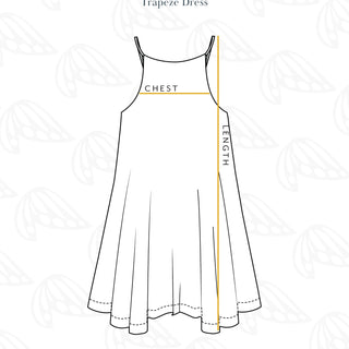 How to measure Wings Hawaii trapeze dress