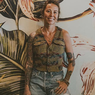 Aztec Wool Vest - Rainbow