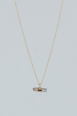 Banded Pink & Blue Tourmaline Necklace