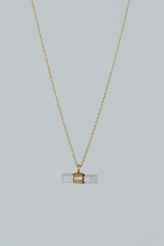 Banded Pink Tourmaline Necklace