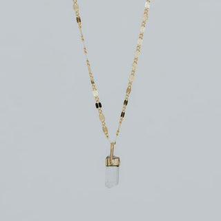 Bullet Charm Necklace - Tourmaline