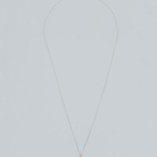 Dew Drop Necklace - Aquamarine Mixed Metals