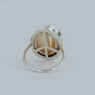 Granulated Cowrie Shell Ring
