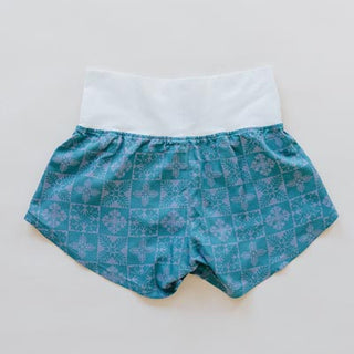 Pau Hana Shorts - Quilted Ulu - Surf