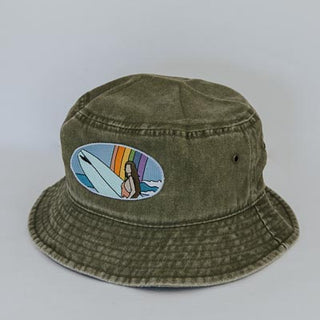 Bucket Hat - Classic Rainbow Surfer