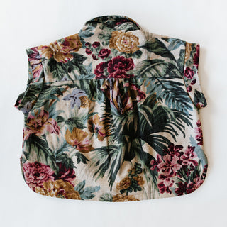 Vintage Aloha Palms Boxy Button-up