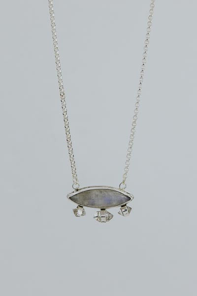 Evil Eye Necklace - Moonstone
