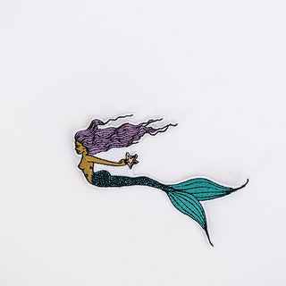 Embroidered Patch - Seastar Mermaid
