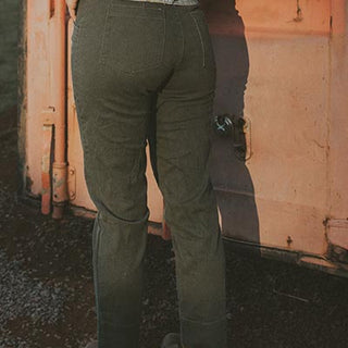 Retro Pocket Pants - Charcoal Twill