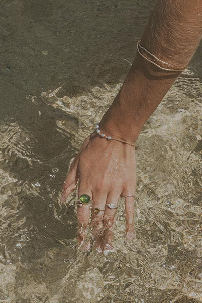 Uncultured Tahitian Pearl Bracelet - 14k