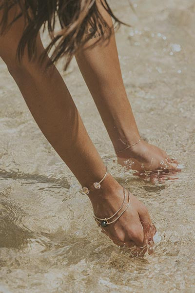 Herkimer Diamond Crystal Cuff