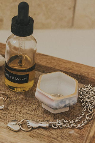 Hexagonal Petite Mermaid Ring Dish