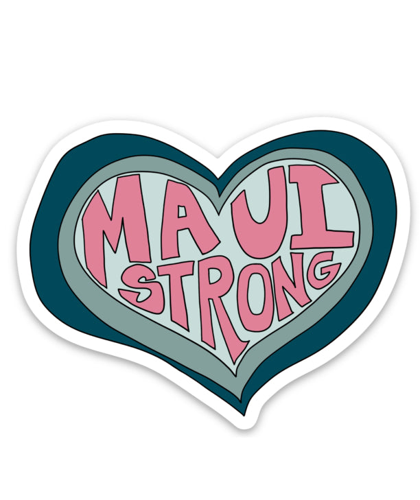 Wings Hawaii Maui Strong sticker