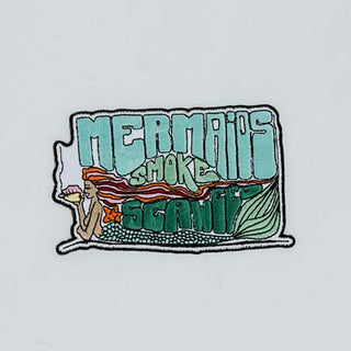 Embroidered Patch - Mermaids Smoke Seaweed