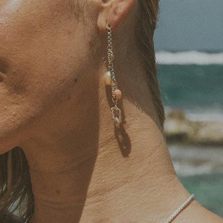 Multi Charm Drop Earrings - GF + SS