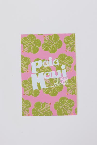 wings hawaii paia maui postcard