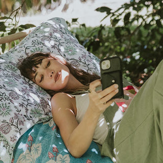 Bali Block Print Pillow Case