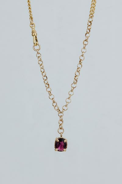 Tourmaline FOB Necklace