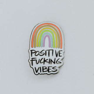 Enameled Pin - Positive Vibes