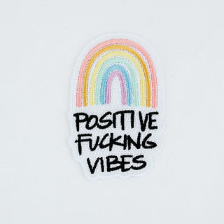 Wings Hawaii Positive Fucking Vibes embroidered patch