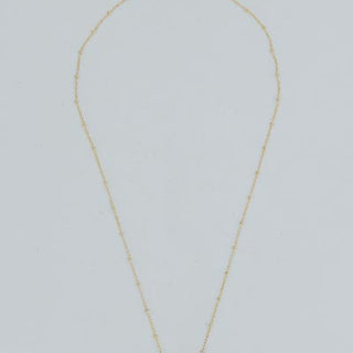 Prong Set Citrine Trillion Necklace