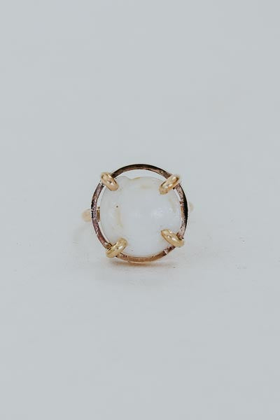 Wings Hawaii Prong Set Puka Ring in 14k gold fill