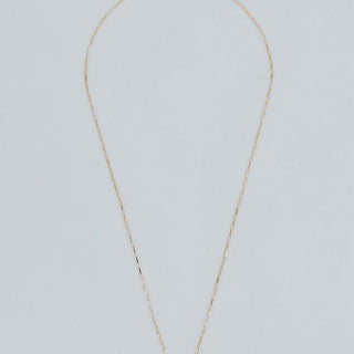 Prong Set Sunstone Necklace - 14K