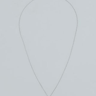 Prong Set Sunstone Necklace - 14K WG