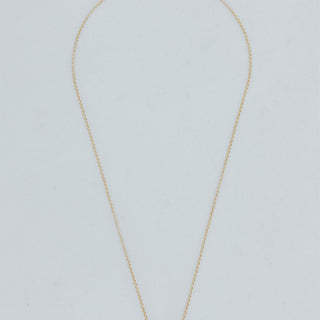 Oval Sunstone Necklace - 14k