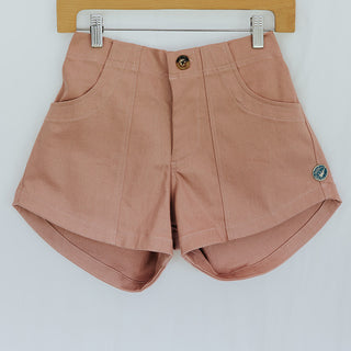 Retro Pocket Shorts - Dusty Rose Twill