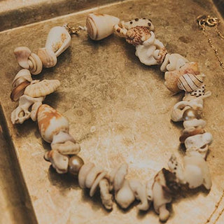 Wings Hawaii shell pile necklace