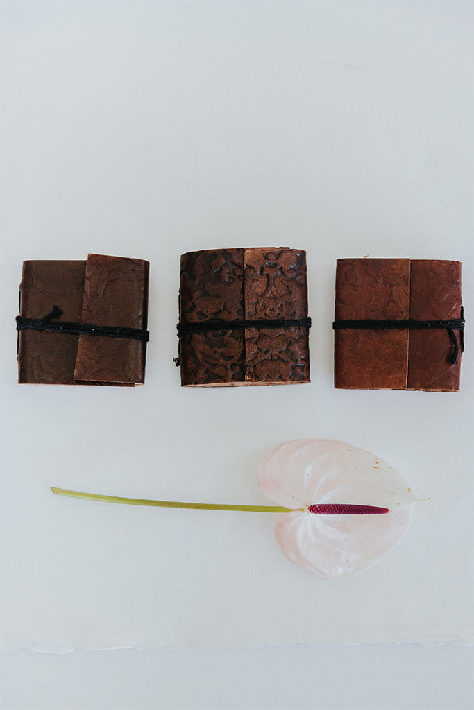 Mini Field Note Leather Journal