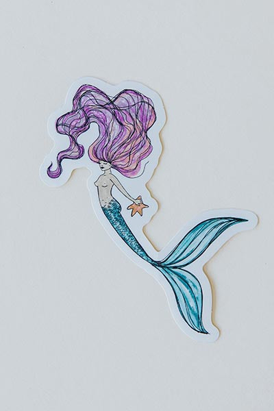 Unbound Mermaid Sticker