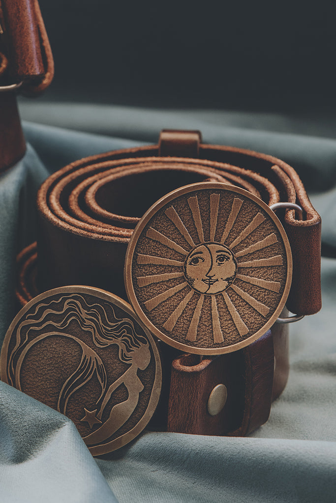 Sun + Moon Belt Buckle