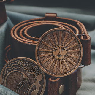 Sun + Moon Belt Buckle