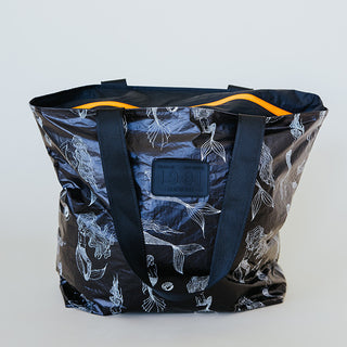 Wings Hawaii foldable Tyvek tote bag in mermaid print
