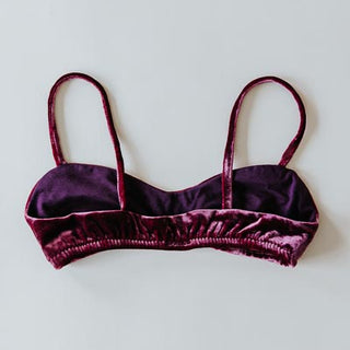 Velvet Bralette - Rose