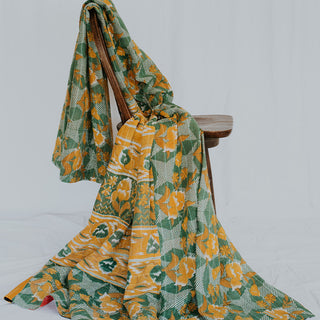 Vintage Kantha Blanket "PP"